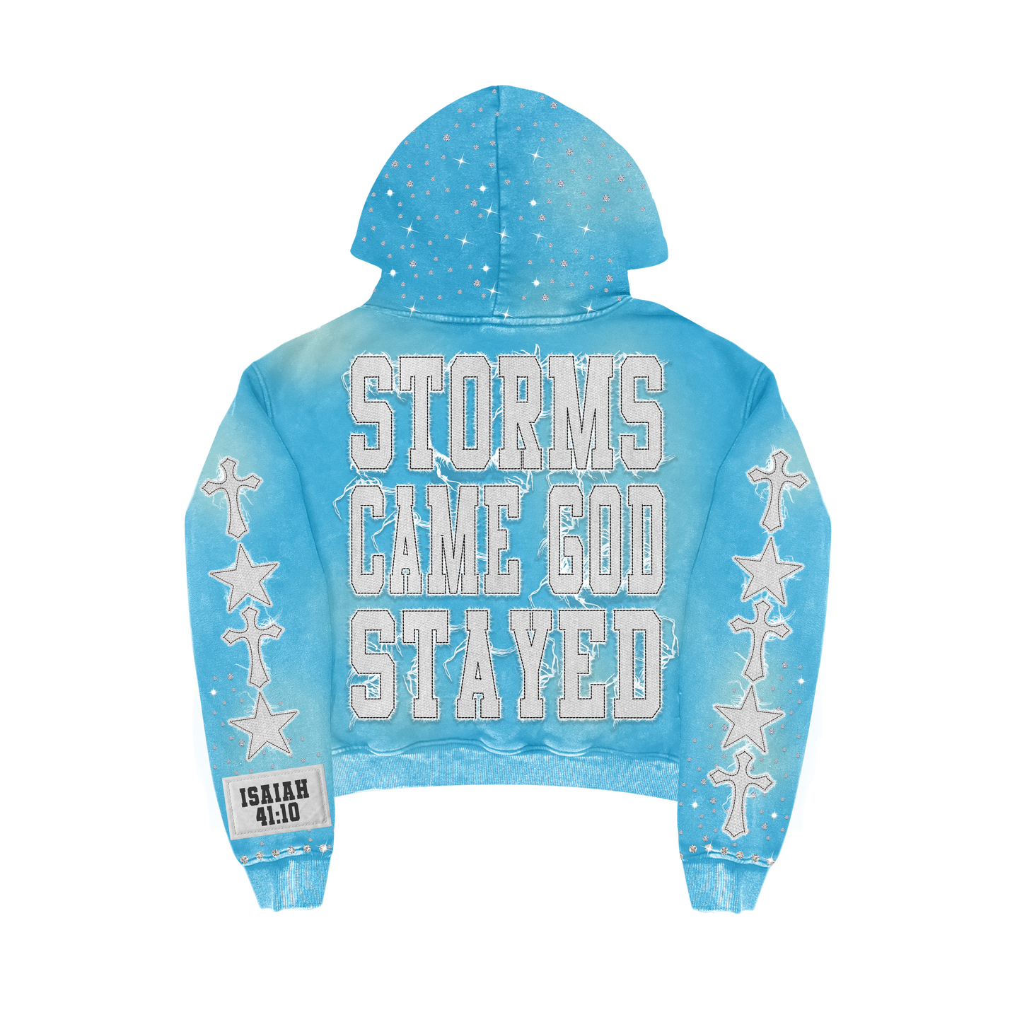 "BABY BLUE" CHOŹEN ZIP-UP