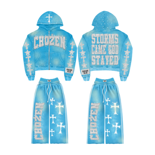 "BABY BLUE" CHOŹEN FULL SET